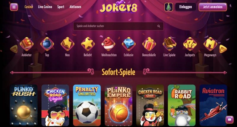 Joker8 Homepage